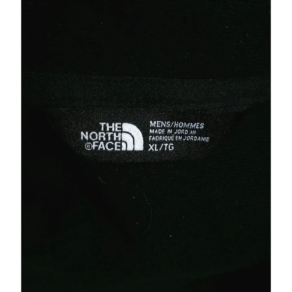 The North Face Black Sweatshirt Tech 1/4 Zip Fleece Mens Size XL Segra Logo